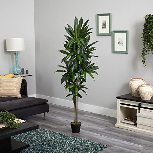 Nearly Natural 6ft Dracaena Silk Plant Real Touch