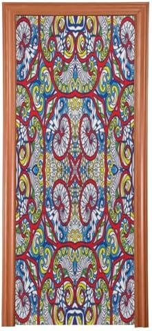 Susiyo Christmas Door Cover Decoration Stretch Fabric 32x79 in