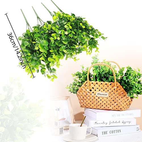 16 Pieces Artificial Plants for Indoor Outdoor Decor