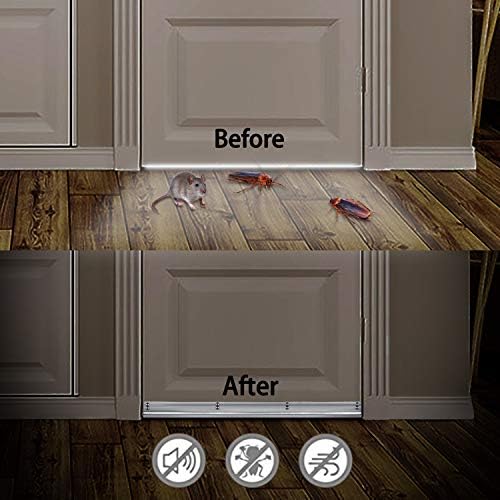 42 Inch Door Draft Stopper Black Aluminum Seal Strip