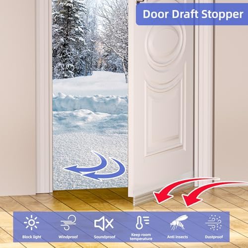 Door Draft Stopper 39 Inch Silicone Weather Seal
