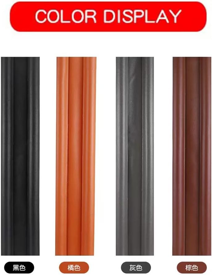 Selfdee Door Draft Stopper 37 Inch Black