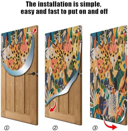 Susiyo Paintings Halloween Door Decoration Door Cover 32x79 in