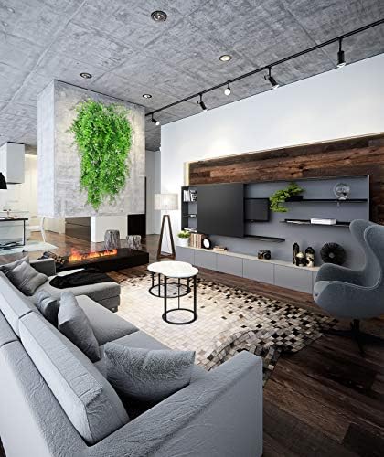 YYaaloa Artificial Hanging Plants 2-Pack Boston Fern Greeny Chain Decor