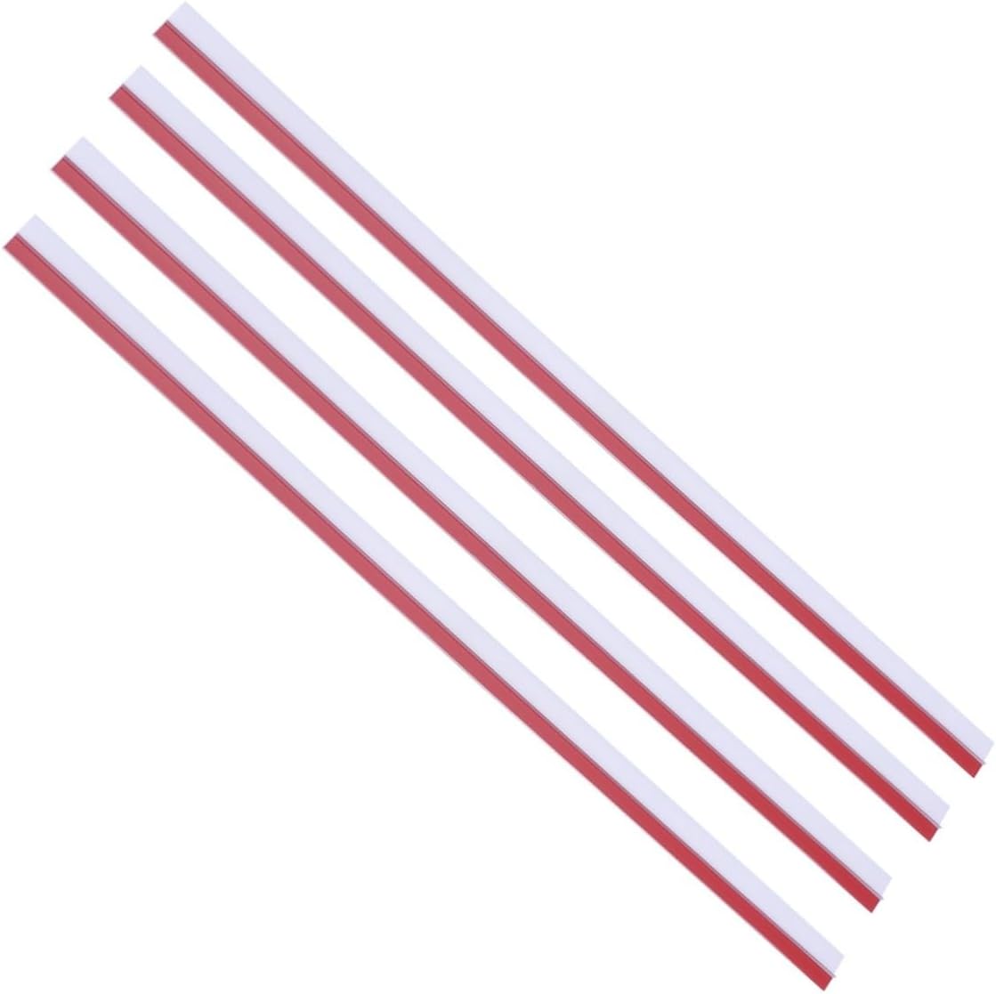 4pcs Transparent Under Door Draft Stopper Seal Soundproof Weather Stripping for Doors