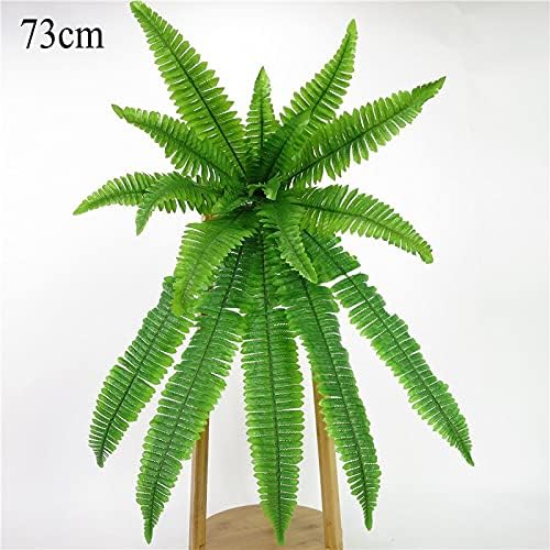 HXSCOO Hanging Plants Artificial Fern Greenery Wall Plant Silk Hedge Large 93cm
