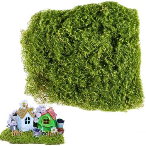 Sukh Faux Moss Sheet Green Artificial Moss for Crafts