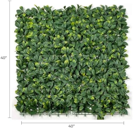 Laurel Artificial Wall Leaves Panel - 40x40 Inches UV Resistant