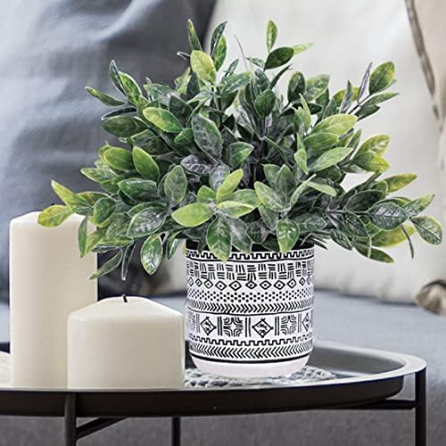 Winlyn Set of 3 Assorted Faux Plants in Geometric Pots