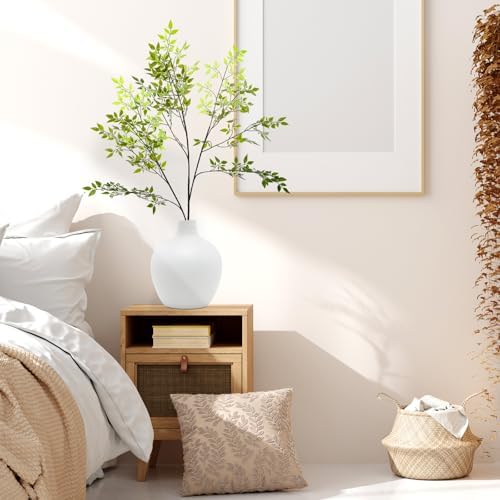 Giegxin 6 Pcs Artificial Nandina Branches for Home Decor