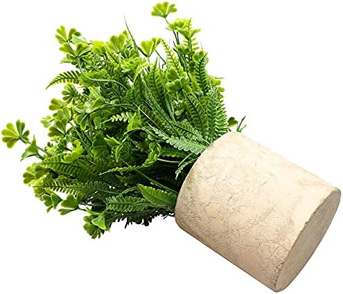 Fake Four Leaf Clover Plants for Home Office Desk Decor