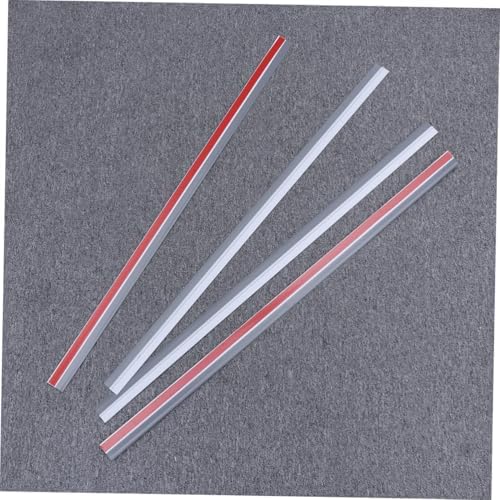 4pcs Transparent Under Door Draft Stopper Seal Soundproof Weather Stripping for Doors