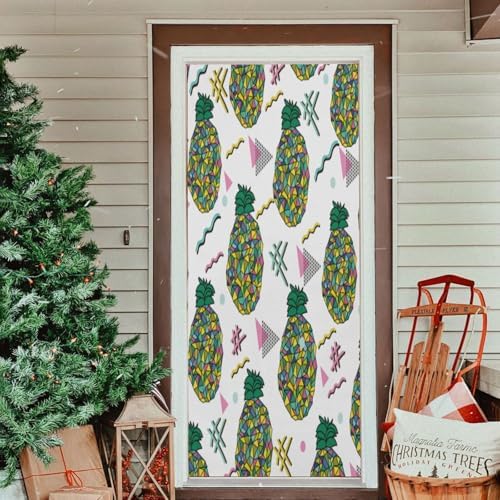 Susiyo Christmas Door Cover Stretch Fabric 32x79 In
