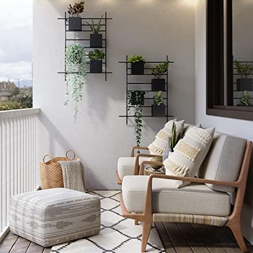 BACAMA Fake Hanging Eucalyptus Wall Greenery 2PCS