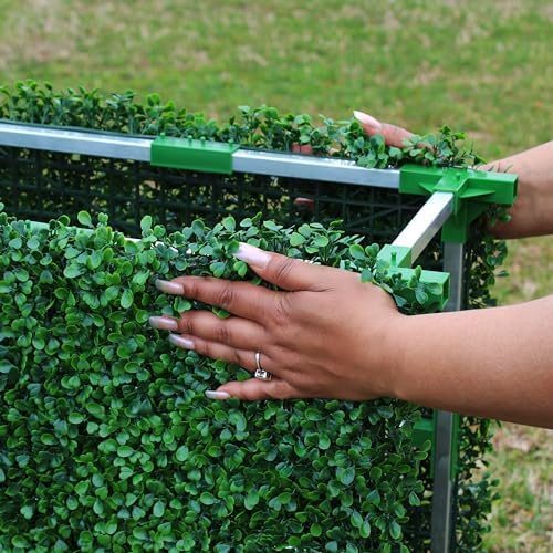 3rd Street Inn Square Gardenia Hedge Wall - Artificial Privacy Plant