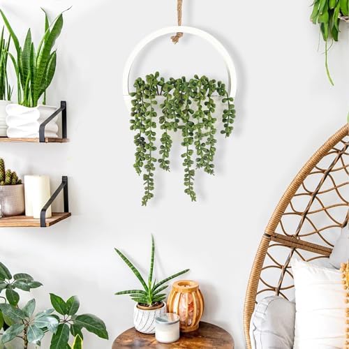 2 Pcs Artificial Hanging Succulents Plants with Lanyard