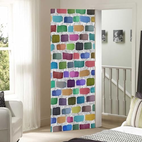 Susiyo Halloween Door Cover 32x79 Inches Stretch Fabric
