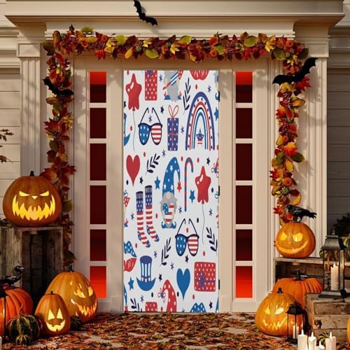 Susiyo Decorative Door Cover for Home Party Holidays 32x79 in