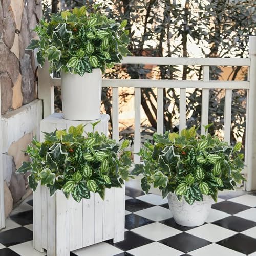 17Pcs Artificial Plants for Outdoor and Indoor Decor