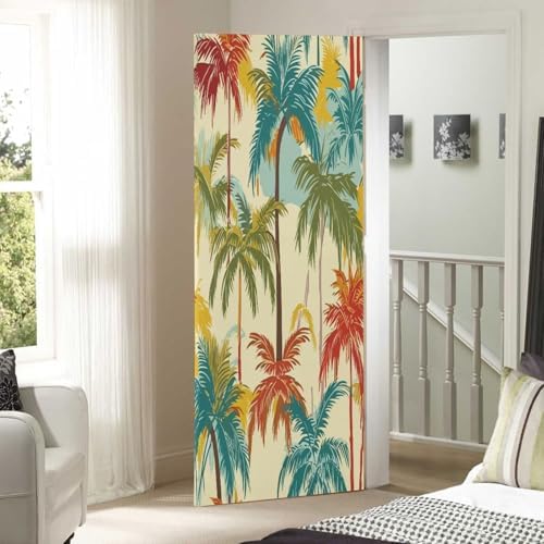 Susiyo Hawaii Palms Halloween Door Cover