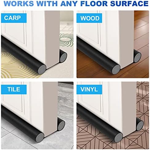 GWSNIO Door Draft Stopper 37 Inch Adjustable