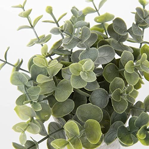 Briful Small Fake Plant Set of 3 Artificial Potted Plants for Home Office Desk and Farmhouse Decor