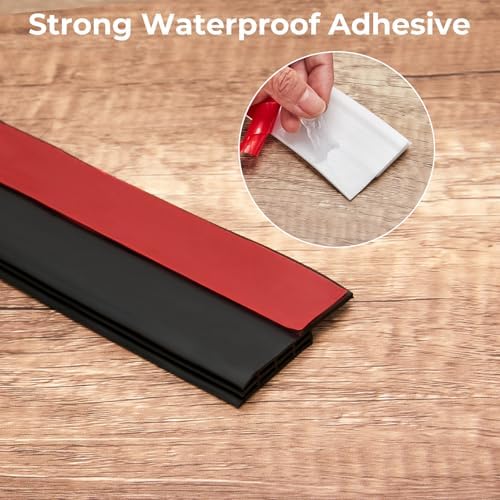 Ohuhu Door Draft Stopper Weather Strip 39 L x2 W Black