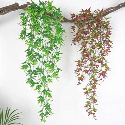 CATTREE Artificial Hanging Vine 2 Pcs UV Resistant Plastic Ivy Garland for Indoor Outdoor Decor