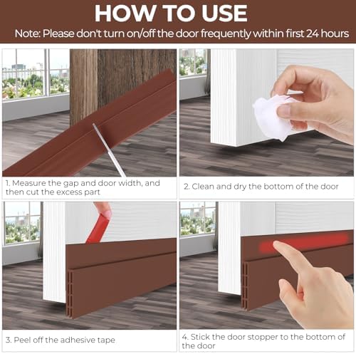 Ohuhu Door Draft Stopper Weather Stripping