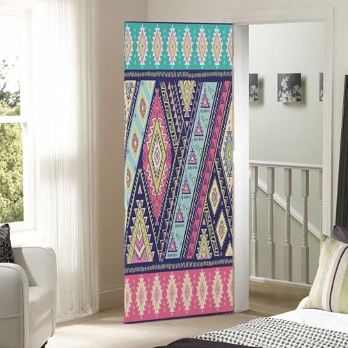 Susiyo Indian Paisley Halloween Door Cover 32x79 in