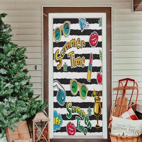 Susiyo Halloween Door Cover for Home Party Decor 32x79 in