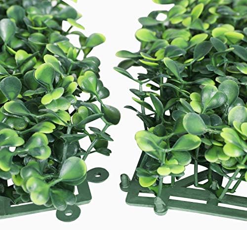 Yaheetech 24PCS Artificial Boxwood Hedge Panels Green Wall Privacy Screen