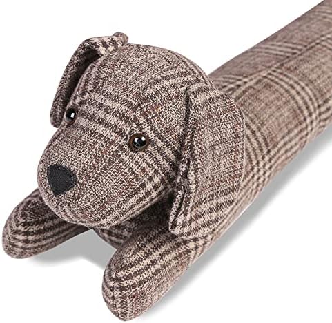 Cute Dog Draft Stopper Heavy Duty Door Sealer