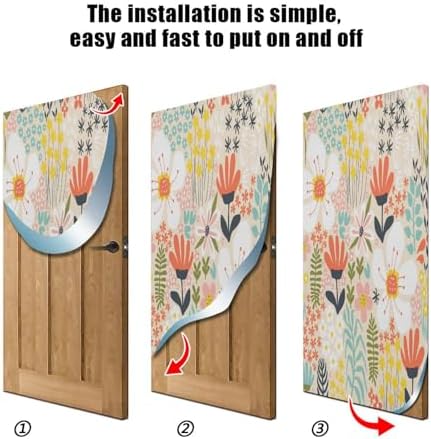 Susiyo Yellow Halloween Door Decoration 32x79 in