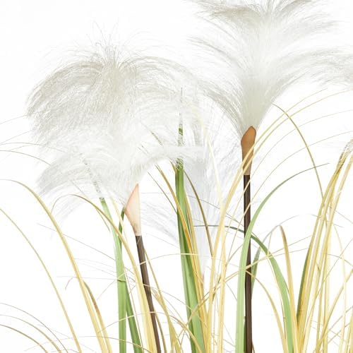MyGift 40 Inch Artificial Pampas Grass Plant