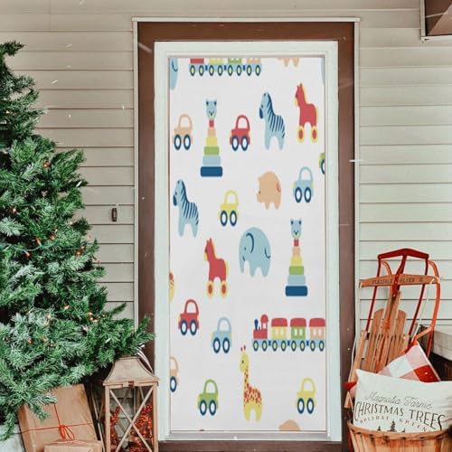 Susiyo Cute Cars Animals Halloween Door Cover