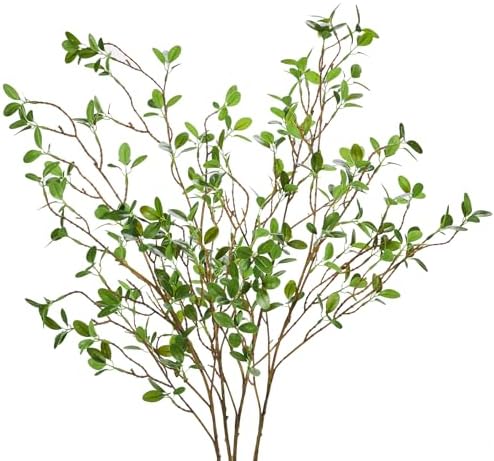 4Pcs 43 Inch Artificial Ficus Branches for Home Office Decor