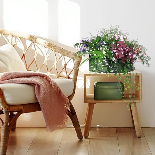 6 in 1 Artificial Plants Flowers Set for Home Office Decor