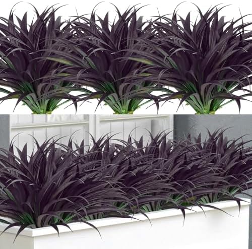 Ouddy Decor 20 Pcs Artificial Plants UV Resistant for Indoor Outdoor Home Decor