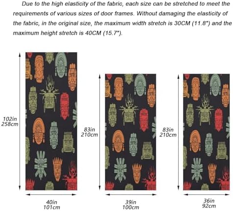 Susiyo Maya Inca Halloween Door Cover