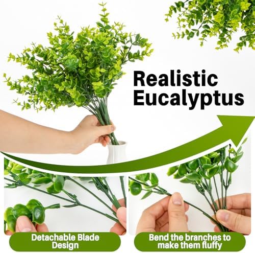 4PCS RAINFLOW Outdoor Faux Plants 133in Artificial Greenery