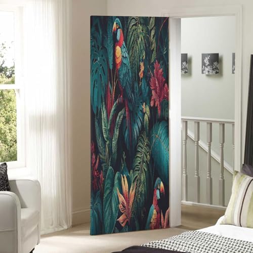 Susiyo Lush Vegetation Halloween Door Cover 32x79 In