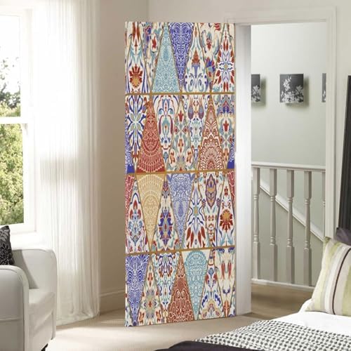 Susiyo Colorful Patchwork Halloween Door Cover