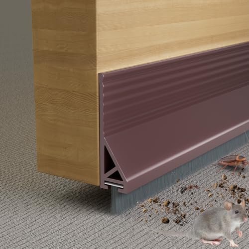 39 Inch Door Draft Stopper with Brush Seal