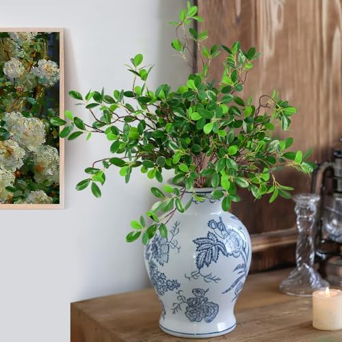 Artificial Eucalyptus Stems for Vase Decor