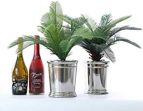 19 Inch Artificial Palm Leaf Bush for Decor
