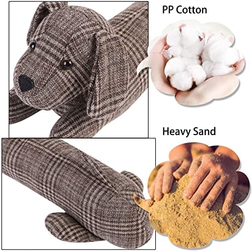 Cute Dog Draft Stopper Heavy Duty Door Sealer