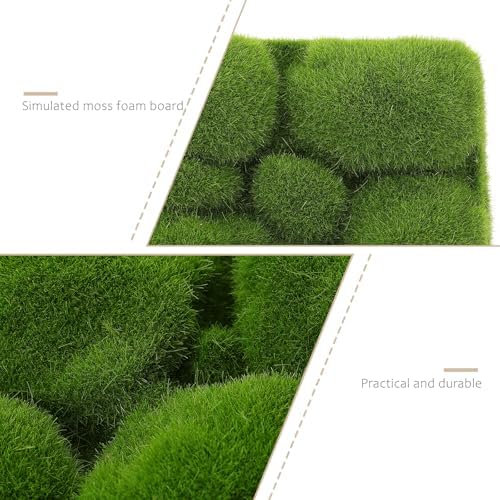 Fomiyess Artificial Moss Mat Wall Decor