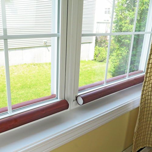 Evelots Door Draft Stopper 36 Inches Long Brown