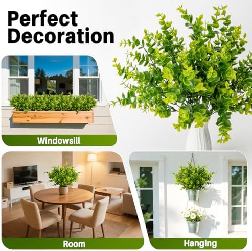 4PCS RAINFLOW Outdoor Faux Plants 133in Artificial Greenery